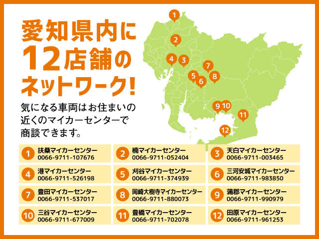 トヨタカローラ愛知(株) U-Carネットオートギャラリー(豊川卸センター)