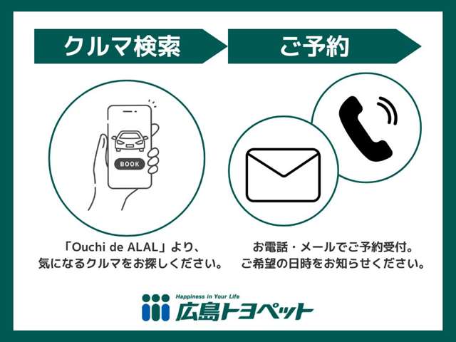 広島トヨペット Ouchi de ALAL(オンライン中古車ショールーム)