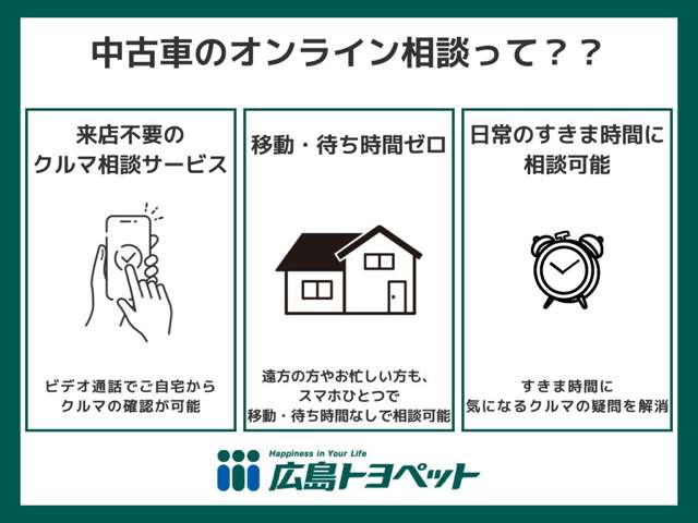 広島トヨペット Ouchi de ALAL(オンライン中古車ショールーム)